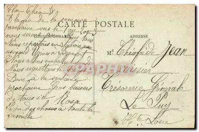 SAINT-JEAN-de-LUZ (Basses-Pyrénées) — O Ponte, a Nivelle e os Quais — Marcel Delboy, fototipo, Bordeaux — Verso