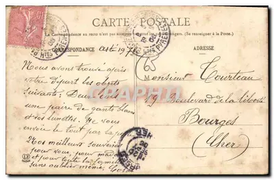 L'Hôtellerie du Pic du Midi — Les Hautes Pyrénées — Wydawca A. Tranbou — Rewers