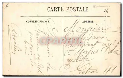 Rouen — Katedra — LL. Nr 439 — Rewers