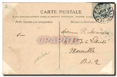 Rouen - Trzy portale — Katedra — wydawca La C.P.A. nr 2224 — Rewers