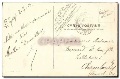 Rouen — La Grosse Horloge — V.P. Paris No.8 — Verso