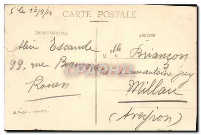 La Cathédrale de ROUEN - Ensemble — C.V. - 139 — Verso