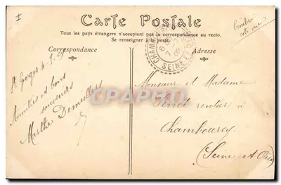 Rouen — Façade de la Cathédrale — Éditeur non identifié — Verso
