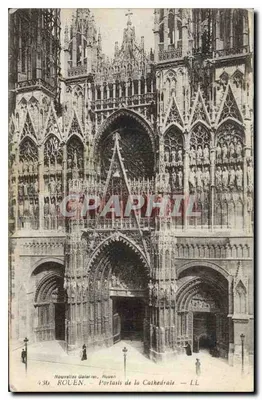 Rouen — Portails de la Cathédrale — Nouvelles Galeries, Rouen