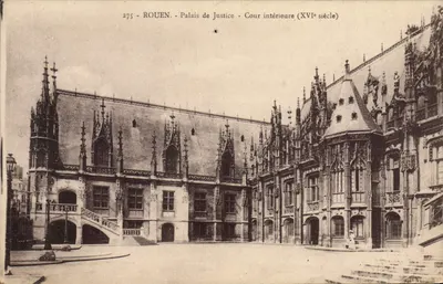 Rouen - Palais de Justice - Cour intérieure (XVIe siècle)