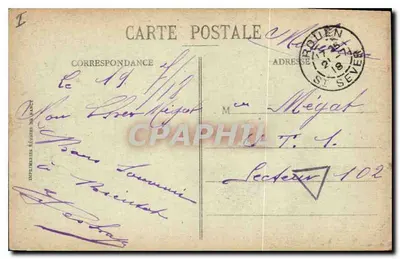 Rouen — Palais de Justice — C.V. 376 — Verso
