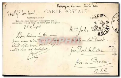 Rouen — La Cathédrale — Éditeur E.P.D. n°616 — Verso