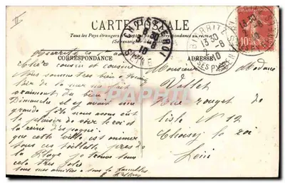 Biarritz — Skalny Wzgórze Maryi — L.I. — Rewers