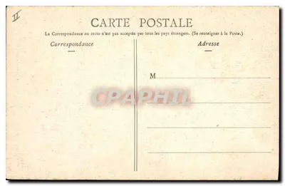 Biarritz — À travers les Tamaris — Cliché Ouvrard N° 58 — Verso