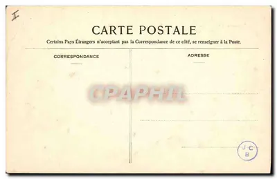 Biarritz — Spotkanie fal przed placem kąpieli — Chiché Ouvrard, n°414 — Rewers