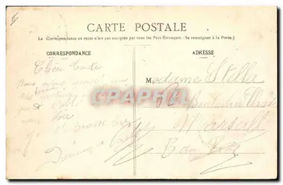 Port porannego morza przy Skale Niepokalanego Panny — Blarritz Artistique — kolekcja Gorco, Talence (Gironde) — Rewers
