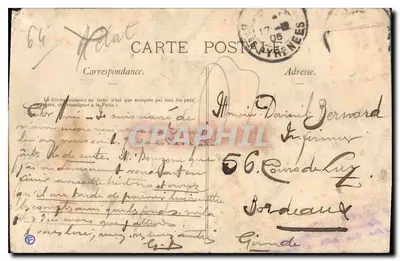 Pau — Most Jurançon i Park Henri IV — Les Pyrénées Illustrées, nr 590 — Rewers