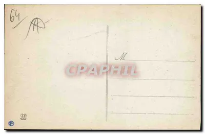 Pau — Vista aérea da Place Royale e da Chaîne — Les Basses-Pyrénées, n°648 — Verso