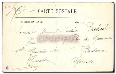 Pau — Het Teleferiek en het Hotel de France — LL. — Achterkant