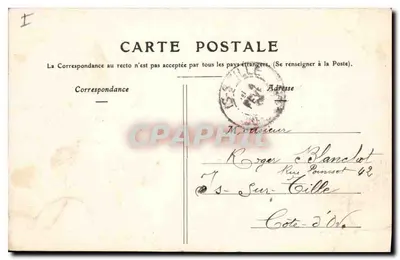 Troyes — Wino, naczynie Briden, rzeźbiarz z Troyes — Rewers
