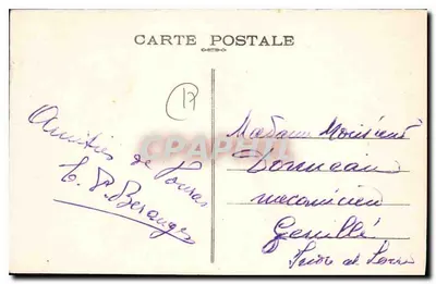 Fouras — Porto della Coue — editore anonimo, n° 8466 — Verso