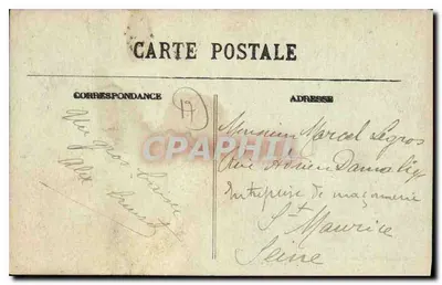 Boulevard Allard i Place Carnot — Bordeaux — Fototypia Marrel Dalhey — Rewers