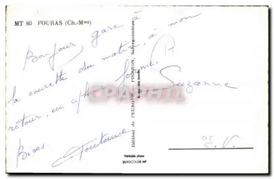 Fouras — widok panoramiczny — Éditeur de l'Europ, nr MT 80 — Rewers