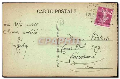Fouras (Charente Inf.) — Plaża — Fototypia Jahly-Pennin, nr 101 — Rewers