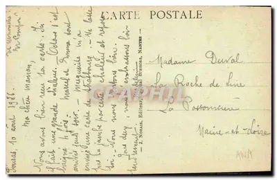Fouras (Ch.-Inf.) — Visão geral do Porto — J. Nozaïs, Editor, Nantes — Verso