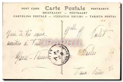 Fourras-les-Bains — Wysokość Décollé — J. Thon — Rewers