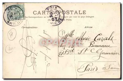 Fouras - Sémaphore — Cl. Galeries Parisiennes, n°48 — Rewers