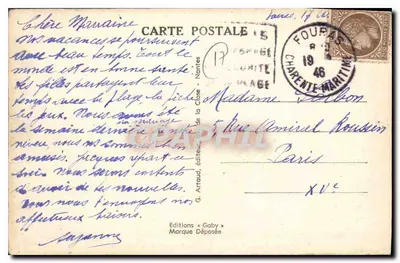 Fouras (Charente-Inférieure) — Plaża i Semafory — Saby — Rewers