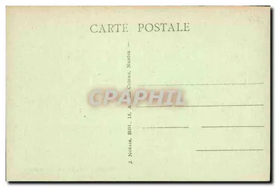 Fouras (Ch.-Inf.) - Sob os Tamarins — J. Nozairs, Nantes — Verso