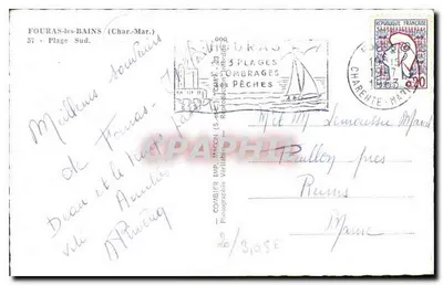 Płaża Południowa w Fouras-les-Bains — wydawca Cim, numer serii 33 — Rewers