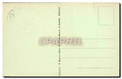 Fouras — Plaża w czasie kąpieli — R. Bergerin, wydawca — Rewers