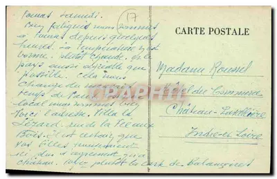 Fouras — Les Sapinettes — KOL. C. R. — Rewers
