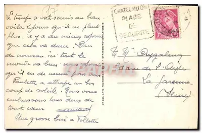 Châtelaillyon — Rochers d'Angoulins i Zamek — LL.92 — Rewers