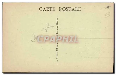 Châtelailhon - Rochers sur Angoulins — wydawca J. Nozaïs, Nantes — Rewers