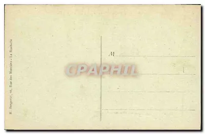 Zamknięcie w Saint-Jean-des-Sables między Châtelailhon a Angoulins — n° 12309 — wydawca R. Bergeron, La Rochelle — Rewers