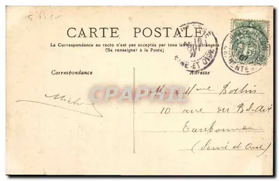 Châtelaillyon — Plik podczas burzy — L. C. n°129 — Rewers