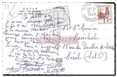 Royan — Ogólny widok Hotelu Family — Mexichrome — Rewers