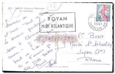 Place des Nouvelles Galeries — Royan — Wydawca Elcé, n°7782 — Rewers