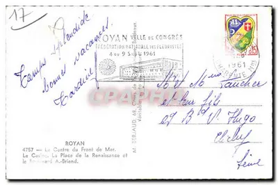 Royan — Krajowy Kongres Florystów — Tito — Rewers