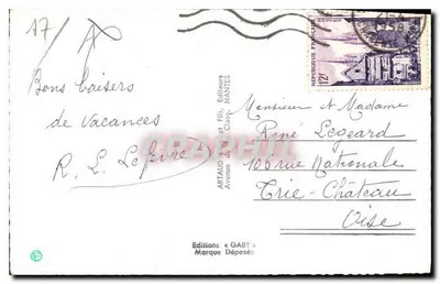 Royan — Panoramiczny widok z głównych miejsc — Wydawnictwo Gaby — Rewers