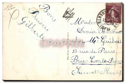 Royan (Côte d'Argent) — Le Casino Municipal — BR. n°43 — Verso