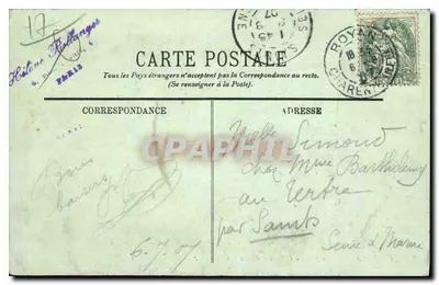 Royan — Przystanie na Przybycie Statku — LL. — Rewers