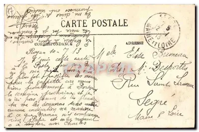 Royan — Vue au Parc — Édition Nouvelles Galeries — Verso