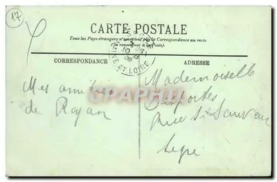 Royan — La Conche du Pigeonnier — LL. — n°105 — Rewers