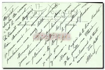 Royan — Los Muelles y el Casino de Foncillon — LL. n°58 — Reverso