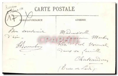 Royan — La Llegada del Barco de Burdeos — LL. — Reverso