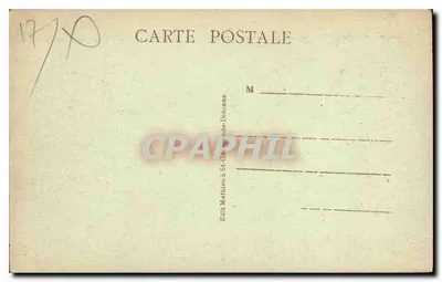 St-Georges-de-Diddonne — Os Rochos de Vallières, A Ponta de Suzac — Editor Mathieu em St-Georges-de-Diddonne, n°9 — Verso