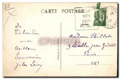 Kaplica Penuvern — Trébeurden (Côtes-du-Nord) — Karta pocztowa n°11 — Rewers