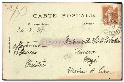 Trébeurden — Widok w kierunku Wyspy Molène — LL — Rewers