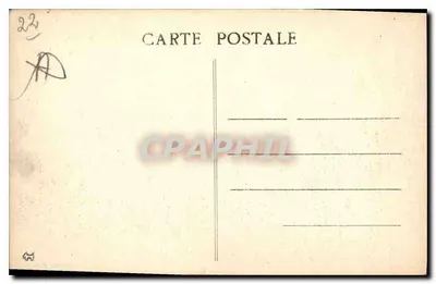 Guingamp — Vue générale prise de Castel-Pic — éditeur non identifié, n° de série 8825 — Verso