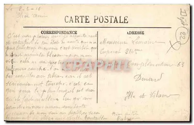 Guingamp — Igreja de Nossa Senhora de Bon-Secours. Fachada meridional — LL. N° 39 — Verso